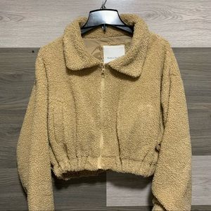 Sherpa cropped Jacket